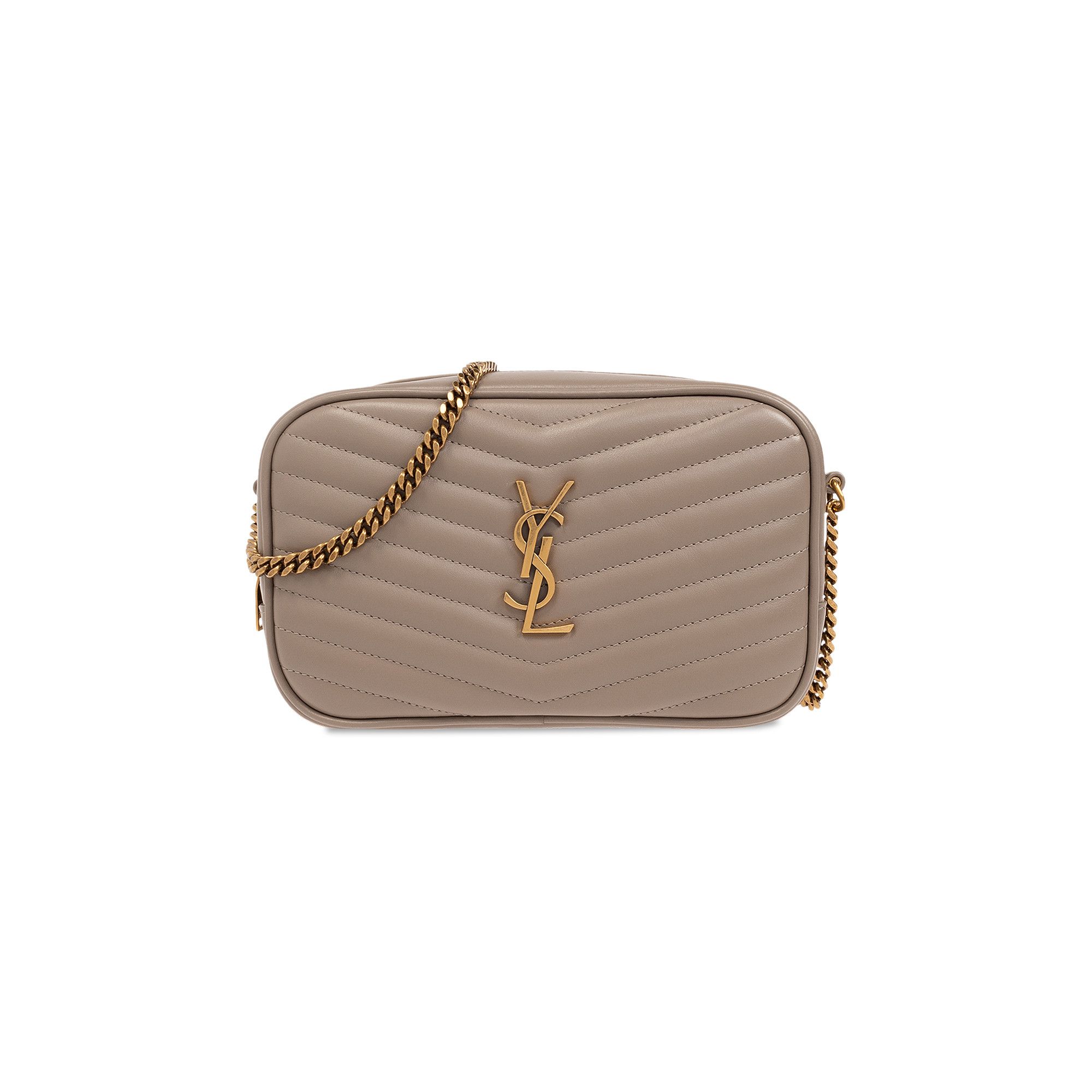 Buy Saint Laurent Lou Mini Bag Greyish Brown 748849 DV707 2826 GOAT CA