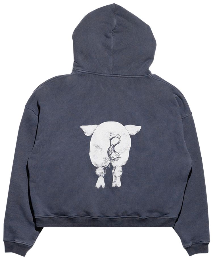 Enfants Riches Deprimes Pig Allen Jackson Assemblage Zip Hoodie Faded Black