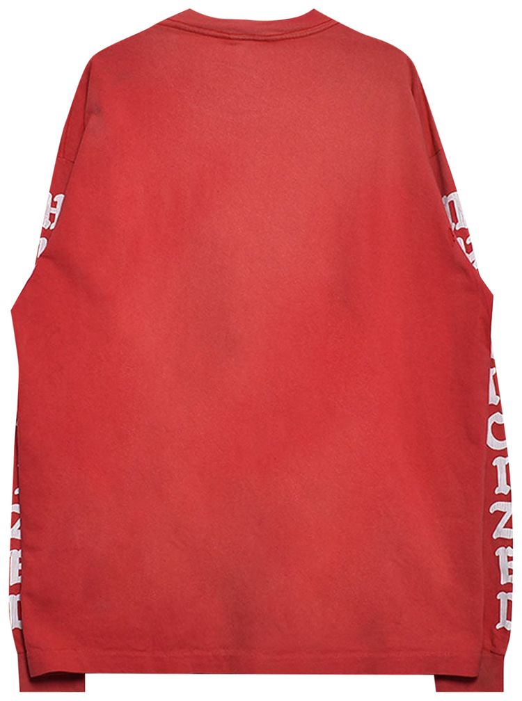 SAINT Mxxxxxx Soft Love Long Sleeve T Shirt Red