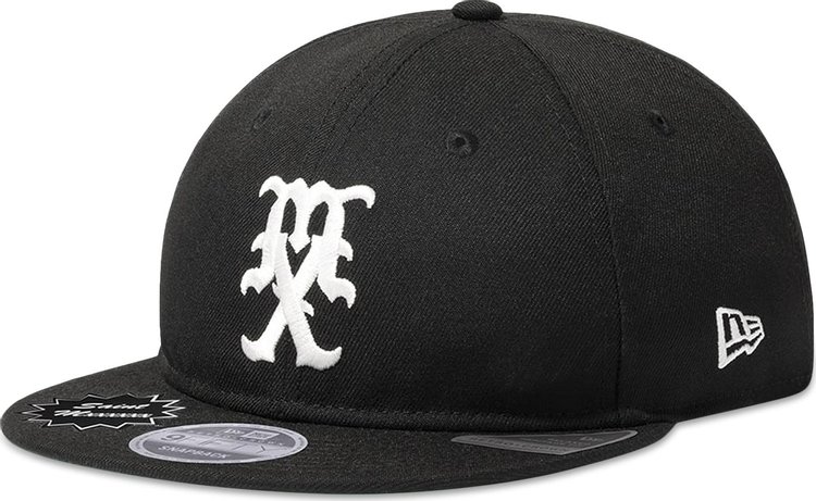 SAINT Mxxxxxx x New Era 9FIFTY MX Logo Cap Black