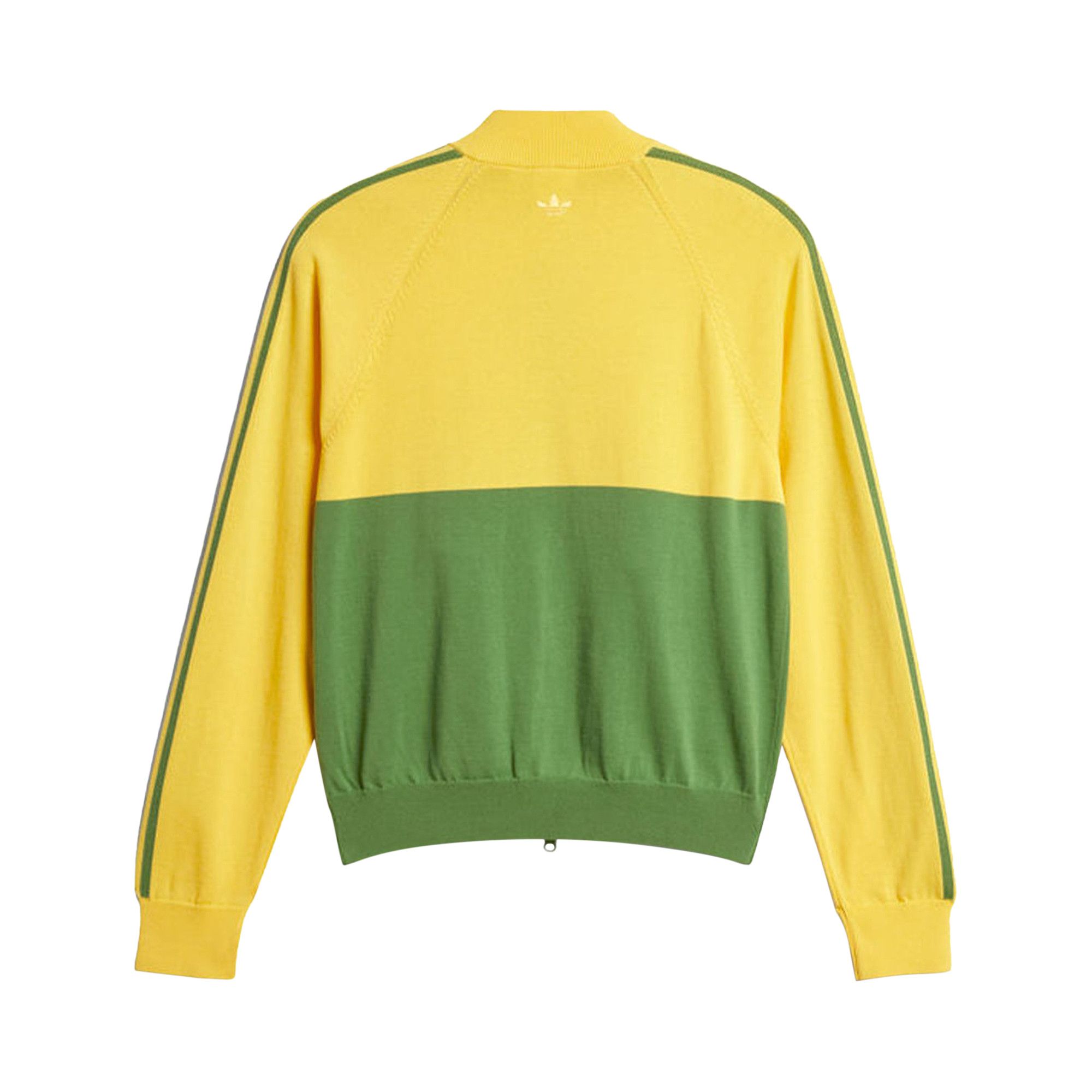 Green and yellow adidas jacket 2025