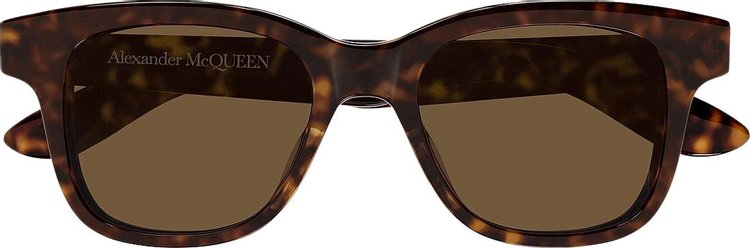 Alexander McQueen Round Sunglasses HavanaBrown