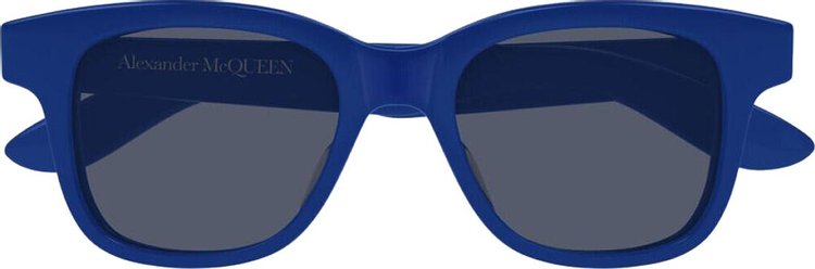 Alexander McQueen Round Sunglasses Blue