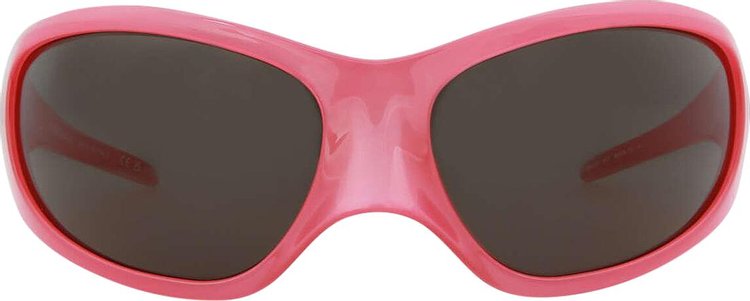 Balenciaga Wrap Around Sunglasses PinkGrey