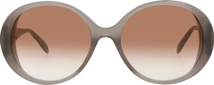 Alexander McQueen Round Sunglasses GreyBrown