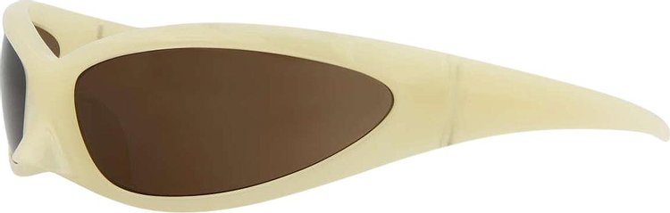 Balenciaga Wrap Around Sunglasses YellowBrown