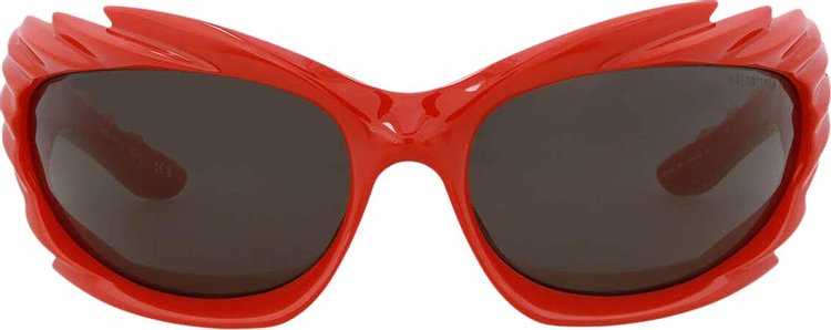 Balenciaga Wrap Around Sunglasses RedGrey