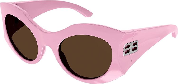 Balenciaga Round Sunglasses PinkBrown