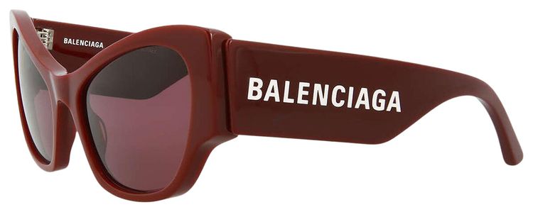 Balenciaga Cat Eye Sunglasses BurgundyRed