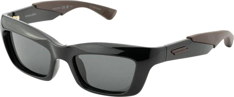 Bottega Veneta Square Sunglasses BlackGrey