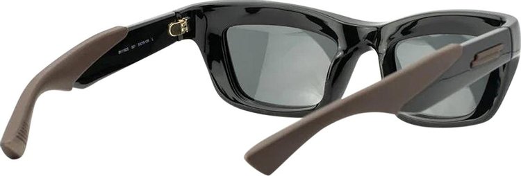 Bottega Veneta Square Sunglasses BlackGrey