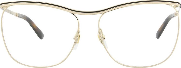 Gucci Round Sunglasses GoldTransparent