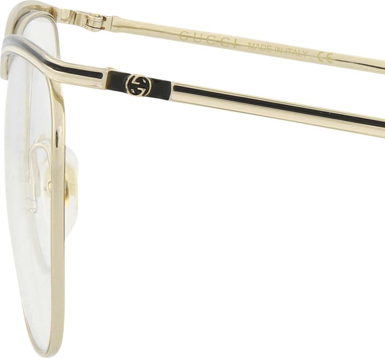 Gucci Round Sunglasses GoldTransparent