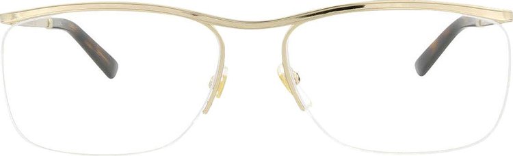 Gucci Square Sunglasses GoldTransparent