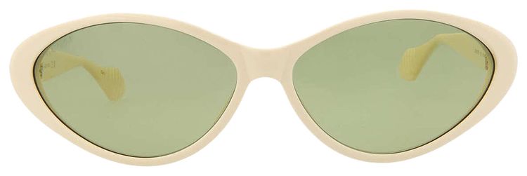 Gucci Wrap Around Sunglasses IvoryGreen