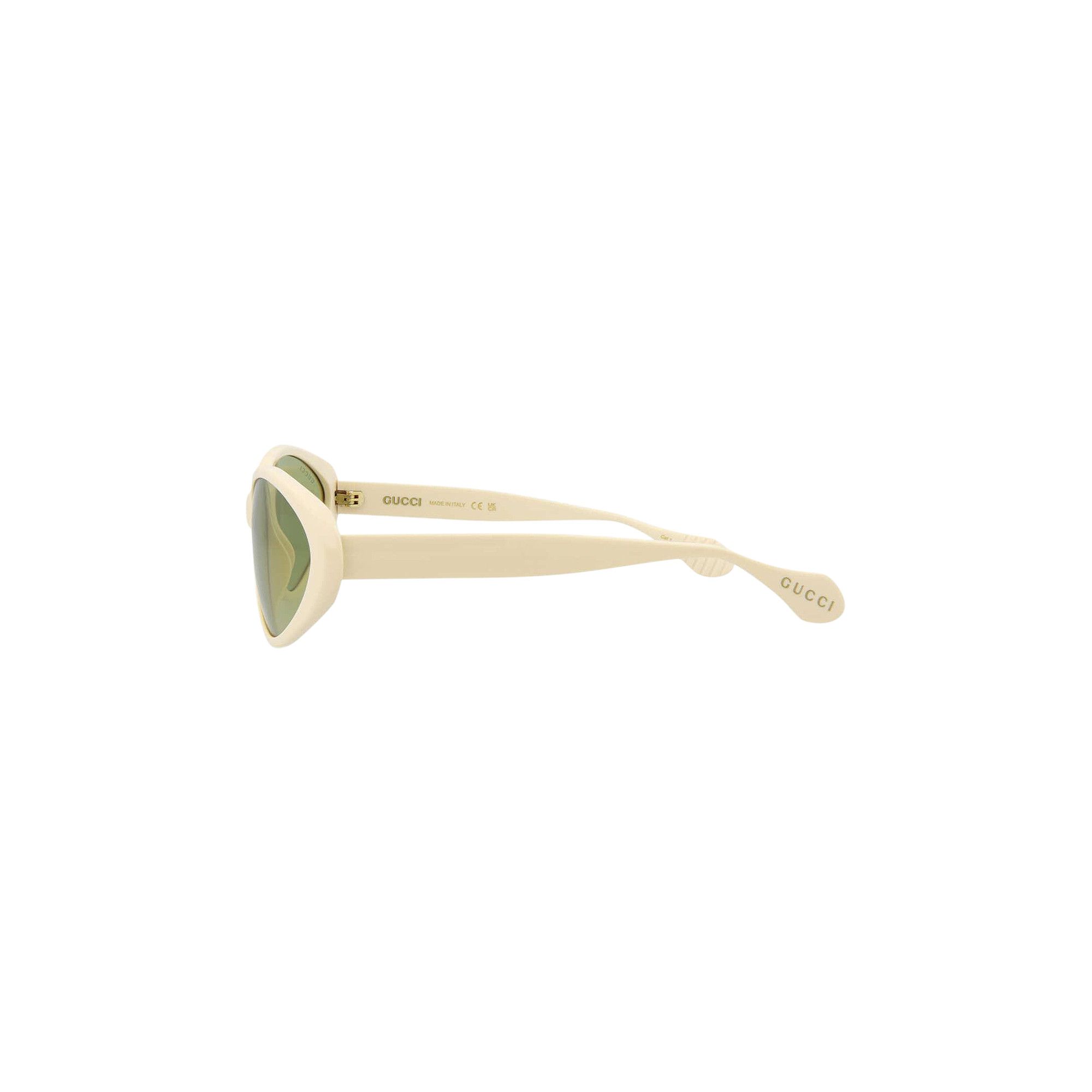 サングラス GUCCI Woman Sunglasses Ivory GG1377S 001 Gucci GG1377S 001 Sunglasses Authentic Women's Ivory Cat Eye