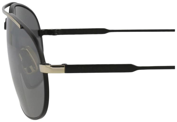 Saint Laurent Oval Sunglasses BlackSilver