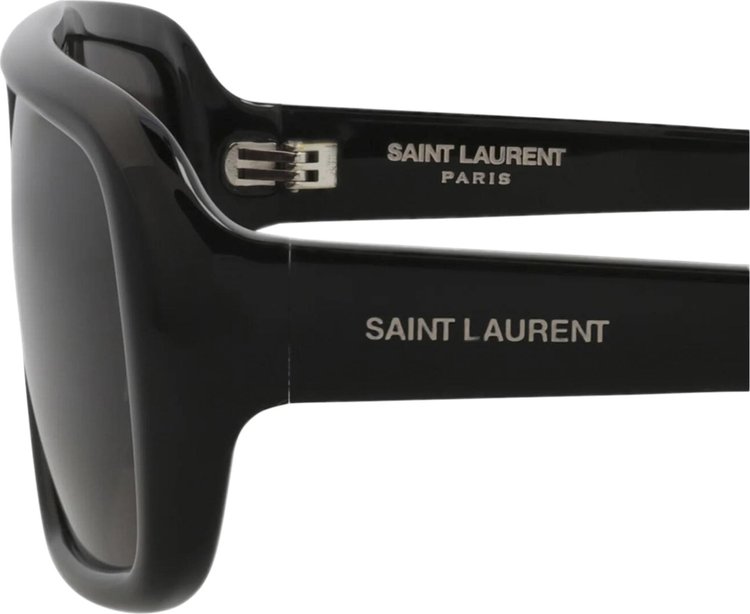 Saint Laurent Rectangular Sunglasses Black