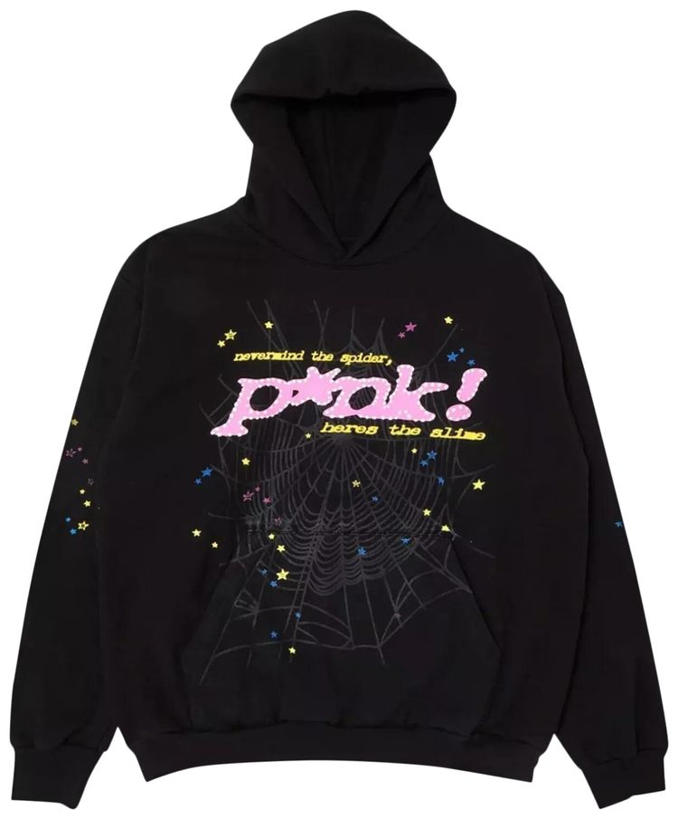 Sp5der Pullover Hoodie Black