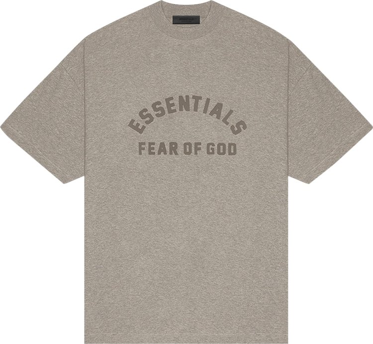 Fear of God Essentials Heavy T Shirt Heather Grey