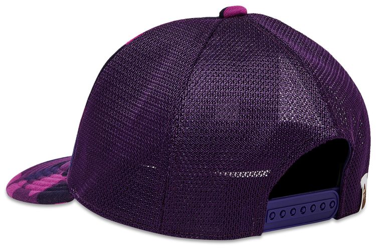 BAPE Color Camo NYC Logo Mesh Cap Purple