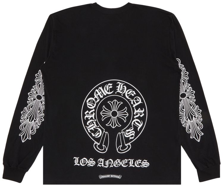 Chrome Hearts Los Angeles Excluisve Long Sleeve T Shirt Black