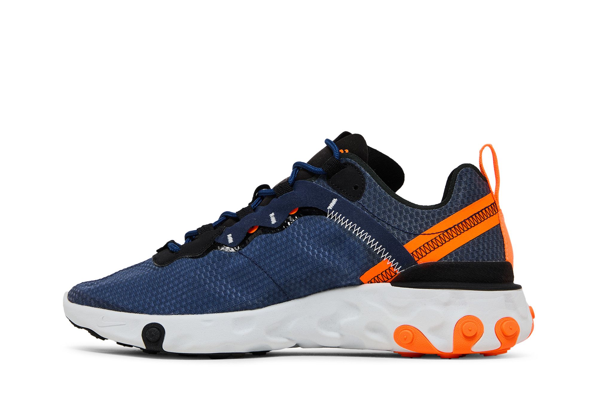 nike react element 55 se midnight navy total orange