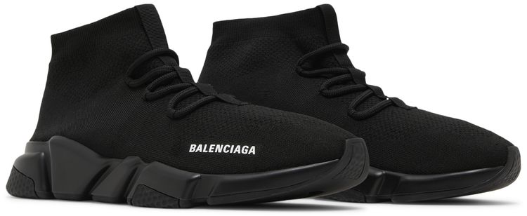 Balenciaga Speed Lace Up Sneaker Black