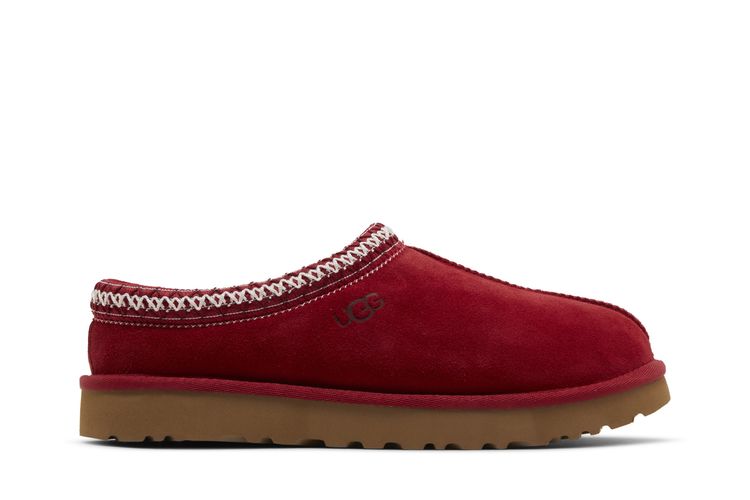 tasman slipper with red