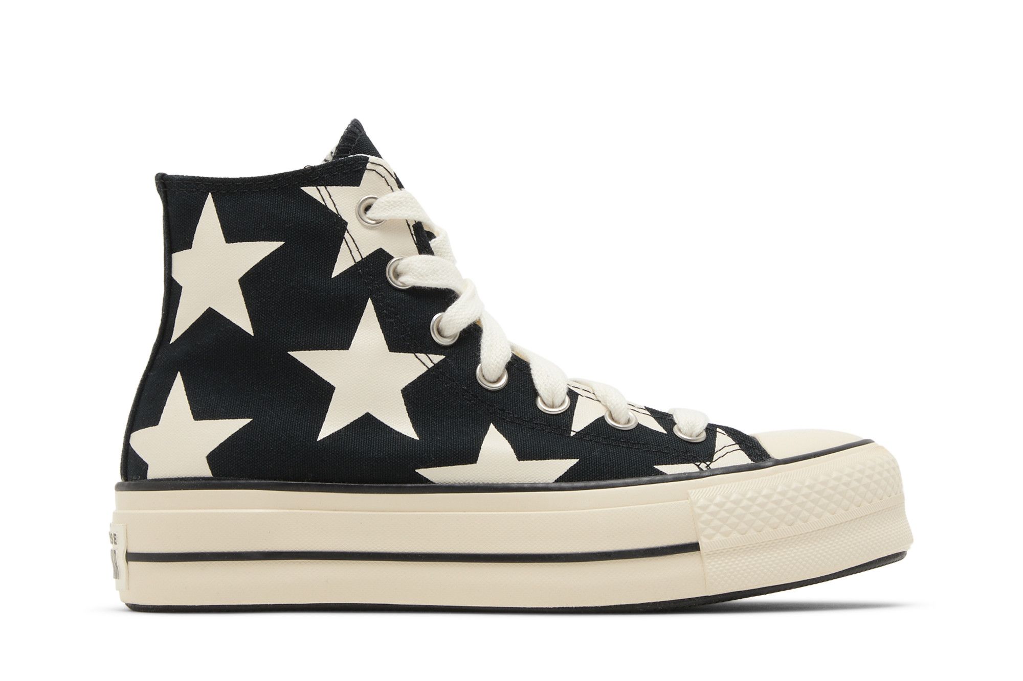 Size 5.0 Wmns Chuck Taylor All Star Lift Platform High Large Stars