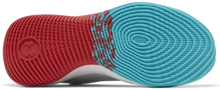 Under Armour Curry Splash 24 White Belt Blue