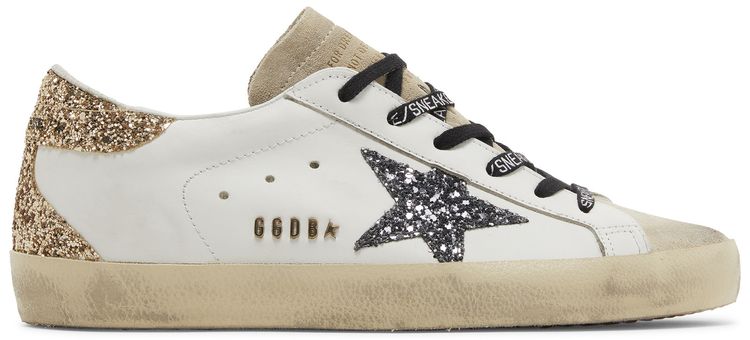 Golden Goose Wmns Superstar Optic White Seedpearl Glitter