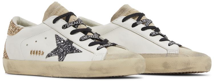 Golden Goose Wmns Superstar Optic White Seedpearl Glitter