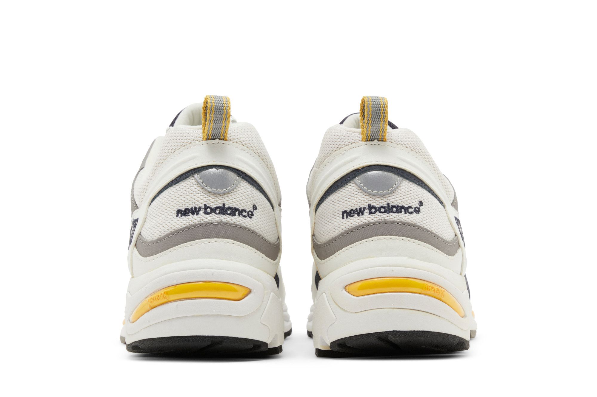New balance 878 white yellow chunky trainers deals