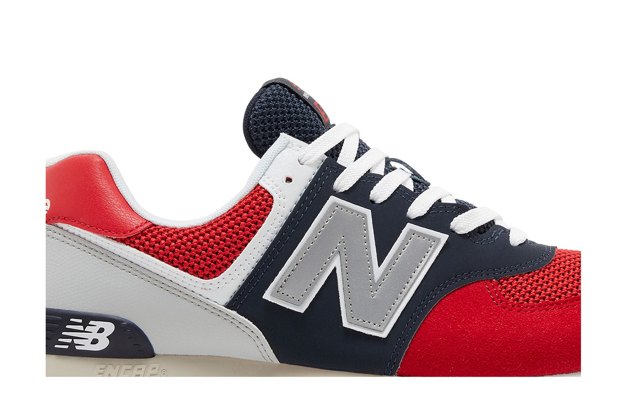 Size 10.0 574 Pebbled Sport Team Red