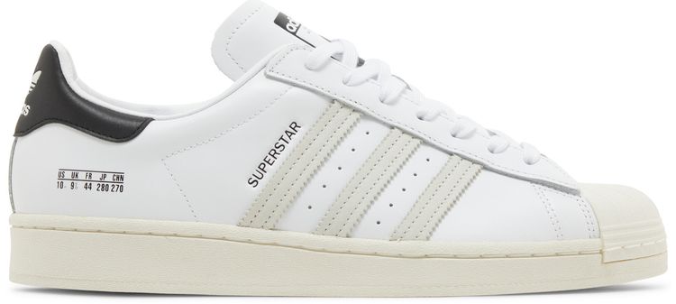 Adidas Superstar Size Tag   Cloud White