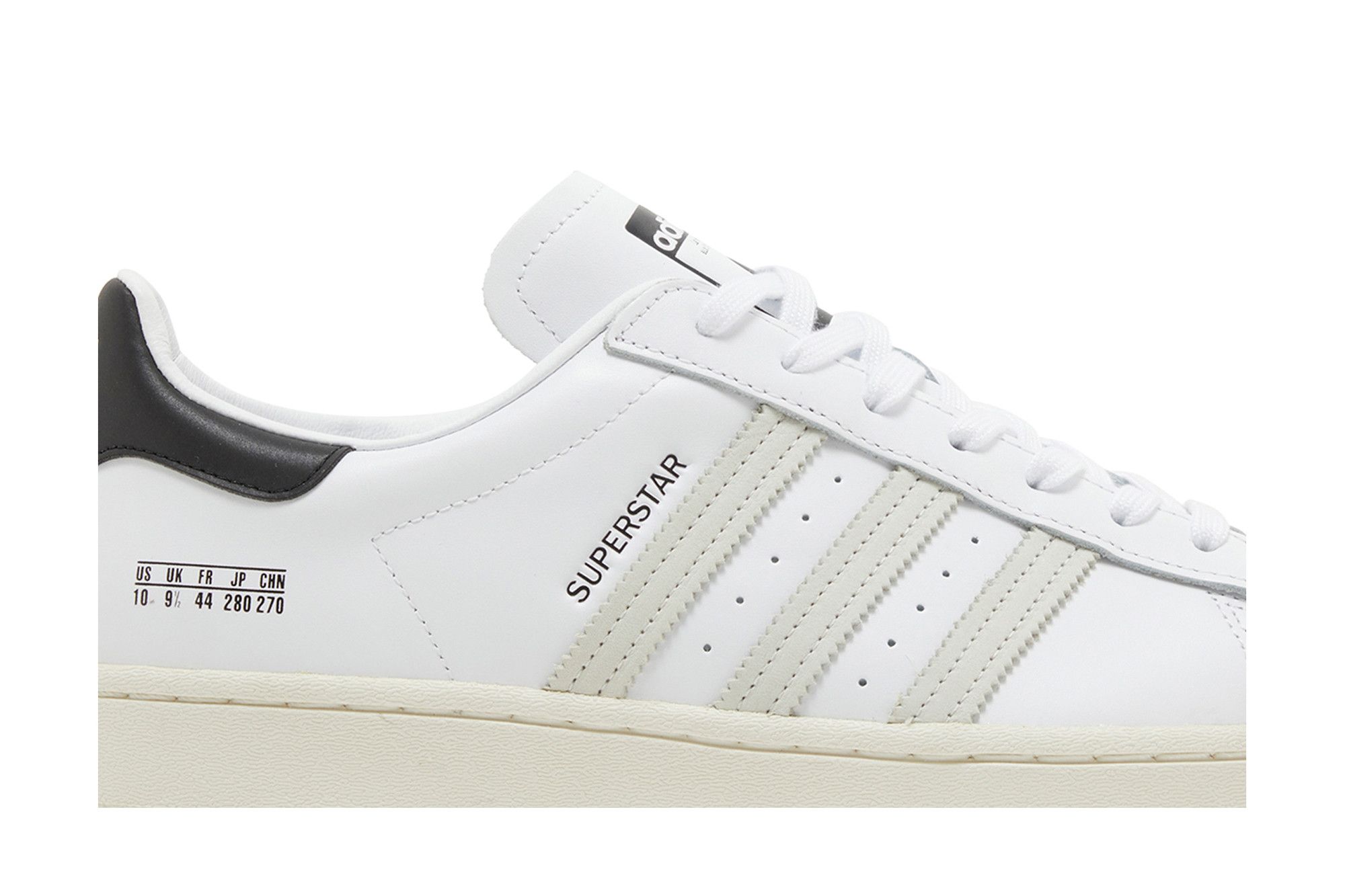 Adidas superstar white tag shop