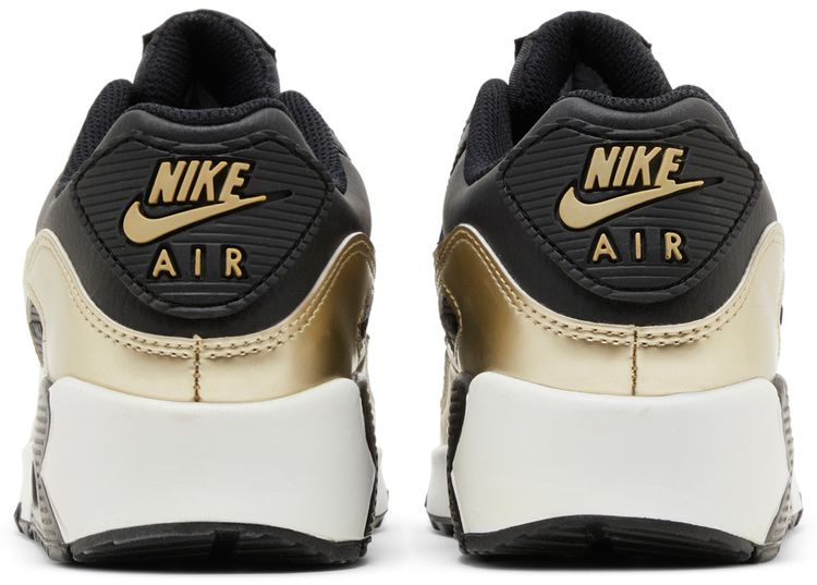 Nike Air Max 90 LTR GS Black Metallic Gold Star
