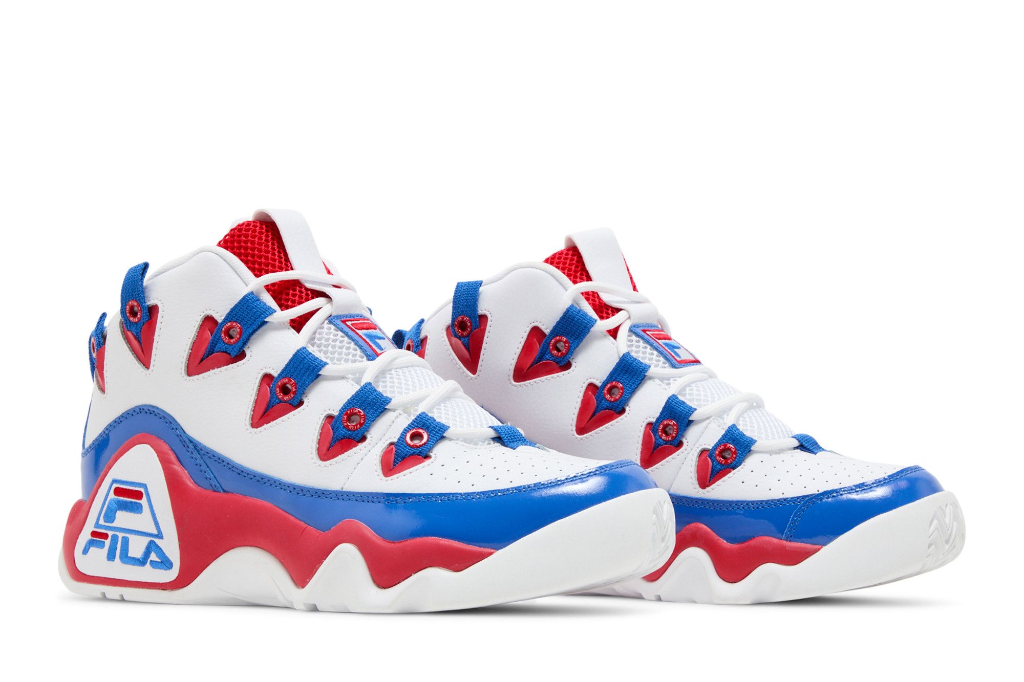 Red white and blue filas cheap