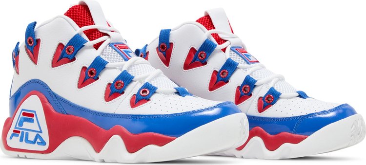 Grant Hill 1 White Red Blue