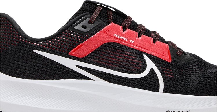 Air Zoom Pegasus 40 Black Light Crimson