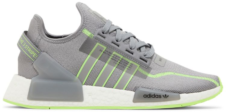 Adidas NMD R1 V2 Grey Signal Green