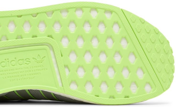 Adidas NMD R1 V2 Grey Signal Green