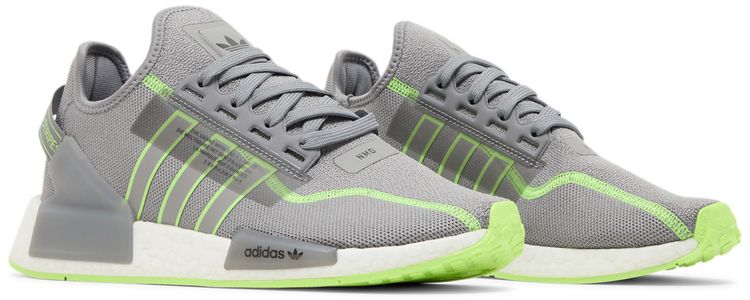 Adidas NMD R1 V2 Grey Signal Green