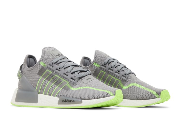 adidas gazelle silver green womens adidas Originals NMD_R1 'Grey Three'