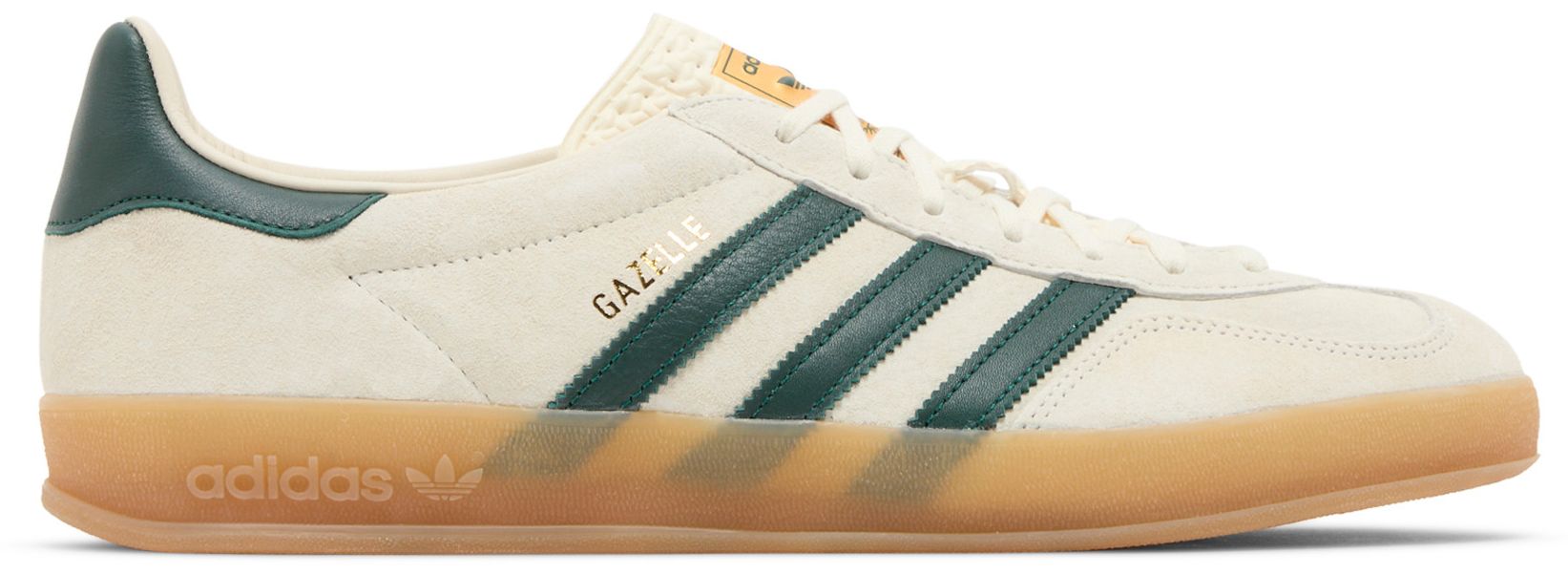 mens white leather gazelles