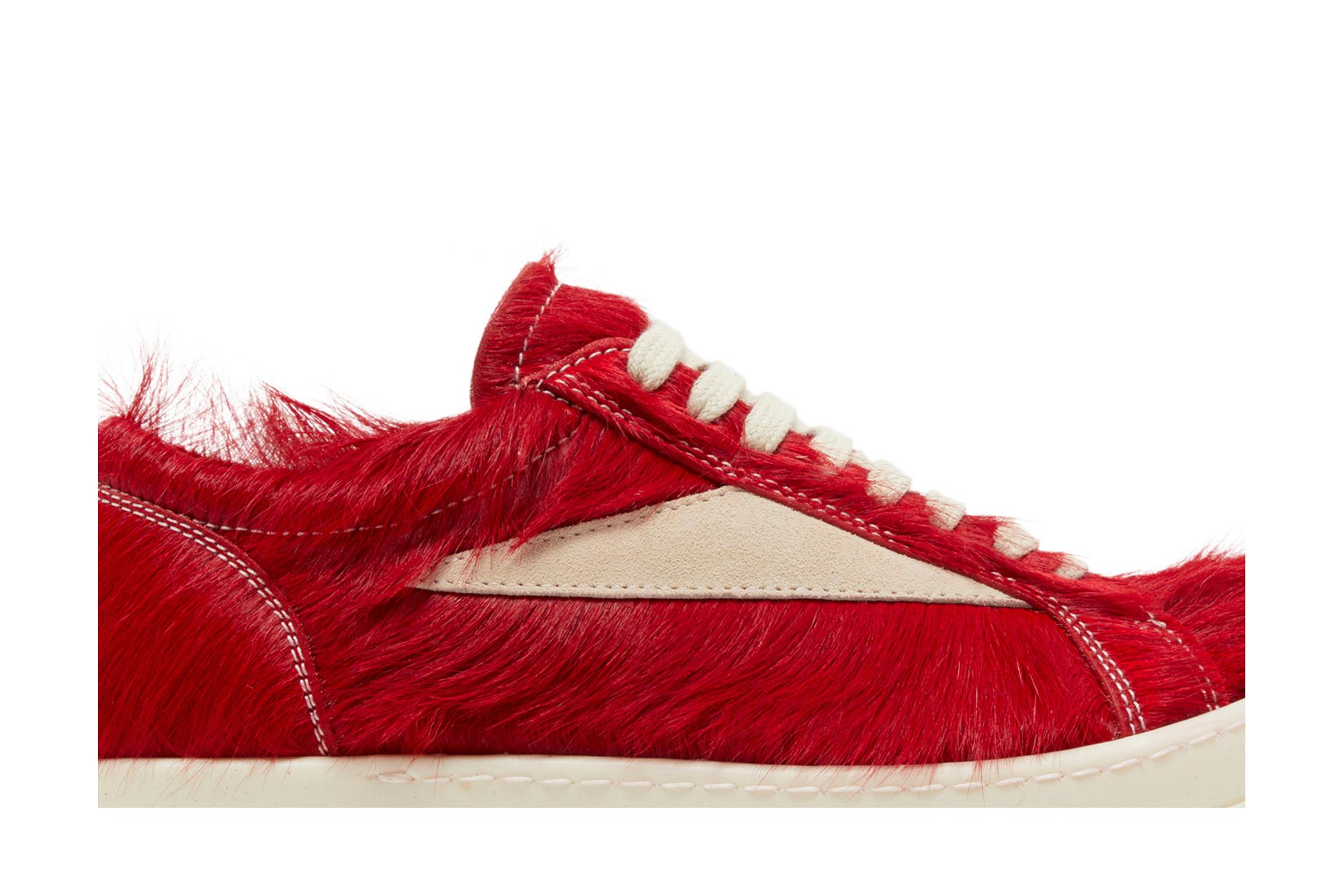 Buy Rick Owens Wmns Pelliccia Vintage Low 'Cardinal Red