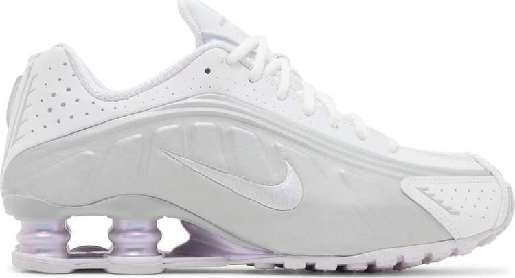 Wmns Shox R4 Platinum Barely Grape