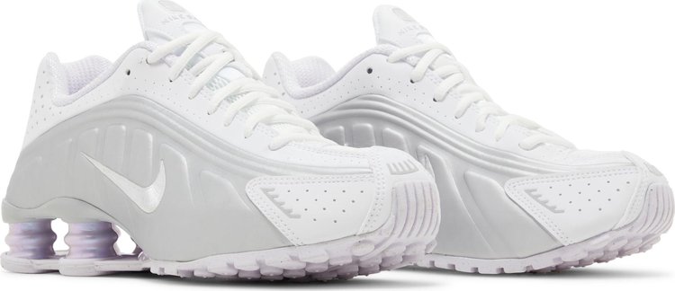 Wmns Shox R4 Platinum Barely Grape