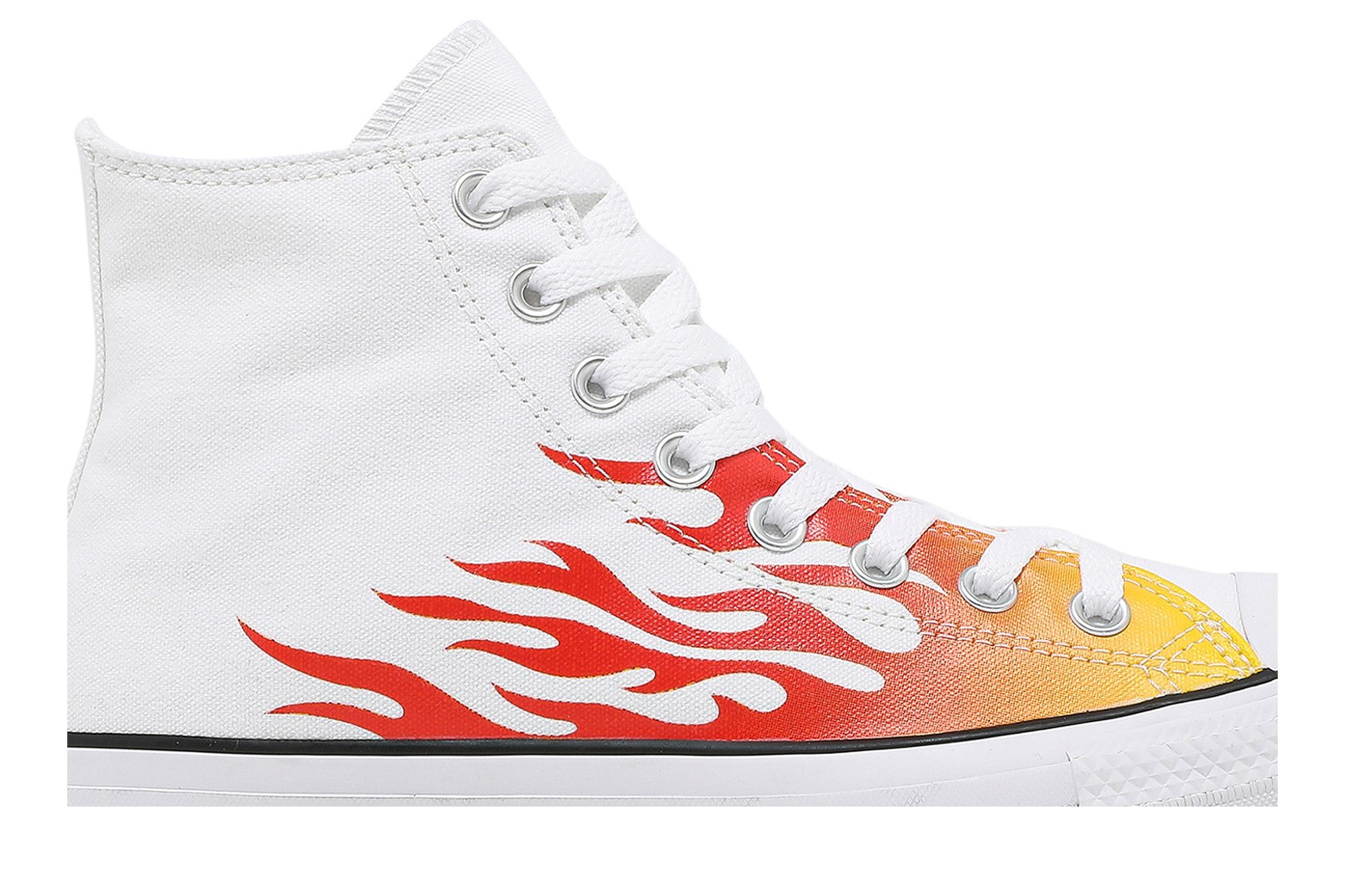 White flame converse cheap